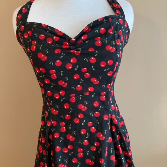 Cute cherry print summer dresss - Picture 6 of 6